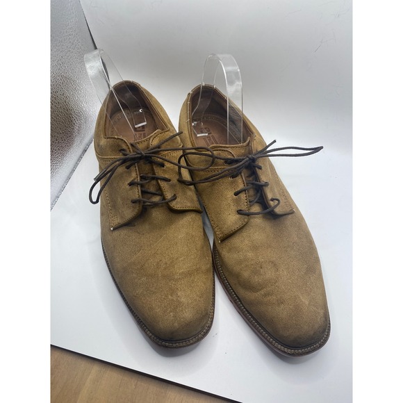 FootJoy‎ Oxford Dress Shoes Suede Leather Brown Lace Up Mens Size 9.5M - Picture 1 of 7